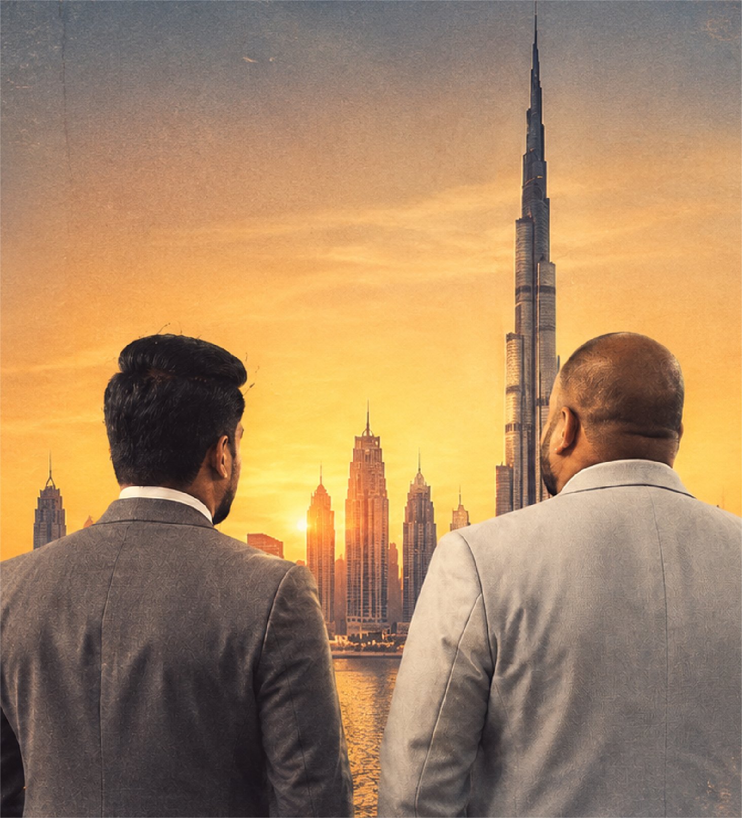 Dubai skyline where the idea began